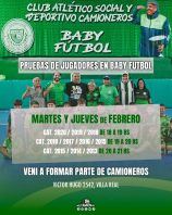 PRUEBAS DE JUGADORES EN EL BABY FÚTBOL